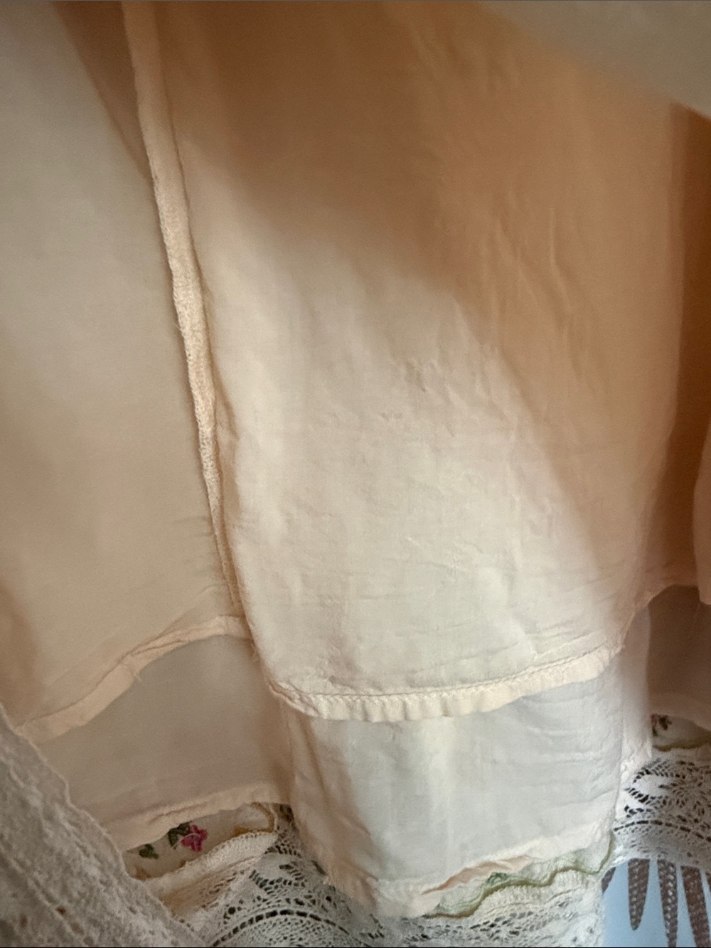Anthropologie linen embroidered crochet dress 20w 2x - Picture 11 of 16